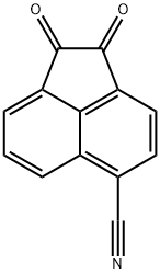 1,2-dioxo-1,2-dihydroacenaphthylene-5-carbonitrile Struktur