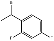 1-(1-bromoethyl)-2,4-difluorobenzene Struktur