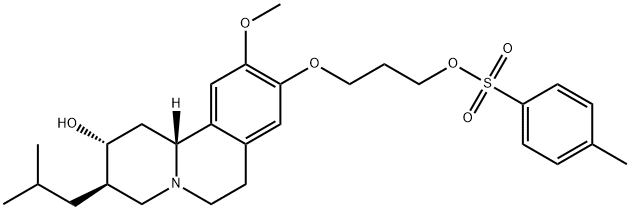 3-(((2R,3R,11bR)-2-hydroxy-3-isobutyl-10-methoxy-2,3,4,6,7,11b-hexahydro-1H-pyrido[2,1-a]isoquinolin-9-yl)oxy)propyl 4-methylbenzenesulfonate