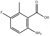 6-Amino-3-fluoro-2-methyl-benzoic acid Struktur