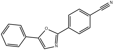 4-(5-PHENYLOXAZOL-2-YL)BENZONITRILE Struktur