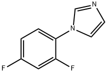 1-(2,4-DIFLUOROPHENYL)-1H-IMIDAZOLE Struktur