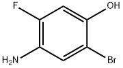 4-Amino-2-bromo-5-fluoro-phenol Struktur