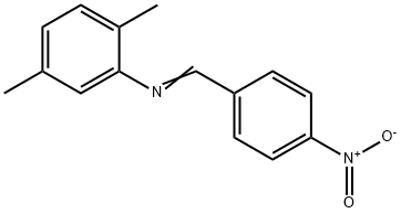 (2,5-dimethylphenyl)(4-nitrobenzylidene)amine Struktur