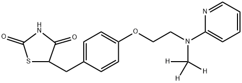 Rosiglitazone-d3 Struktur