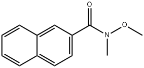 N-methoxy-N-methylnaphthalene-2-carboxamide Struktur