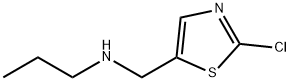 N-((2-Chlorothiazol-5-yl)methyl)propan-1-amine Struktur