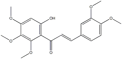 (E)-3-(3,4-dimethoxyphenyl)-1-(6-hydroxy-2,3,4-trimethoxyphenyl)prop-2-en-1-one