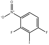 1,3-difluoro-2-iodo-4-nitrobenzene Struktur