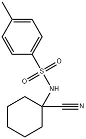 N-(1-cyanocyclohexyl)-4-methylbenzene-1-sulfonamide Struktur