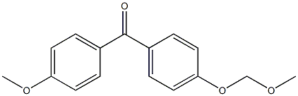 Methanone, [4-(methoxymethoxy)phenyl](4-methoxyphenyl)- Struktur