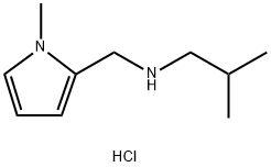 [(1-methyl-1H-pyrrol-2-yl)methyl](2-methylpropyl)amine hydrochloride Struktur