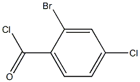 2-Bromo-4-chlorobenzoyl chloride Struktur