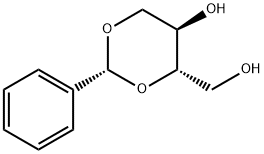 (2R,4S,5R)-4-(hydroxymethyl)-2-phenyl-1,3-dioxan-5-ol Struktur