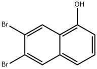 6,7-二溴萘-1-酚 結(jié)構(gòu)式