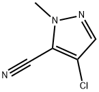 4-Chloro-2-methyl-2H-pyrazole-3-carbonitrile Struktur