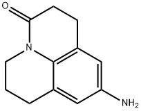 9-amino-2,3,6,7-tetrahydro-1H,5H-pyrido[3,2,1-ij]quinolin-5-one Struktur