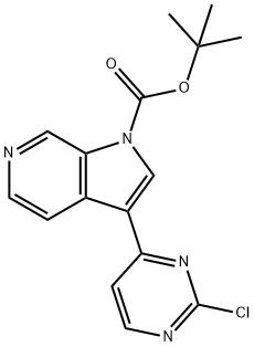 TERT-BUTYL 3-(2-CHLOROPYRIMIDIN-4-YL)-1H-PYRROLO[2,3-C]PYRIDINE-1-CARBOXYLATE