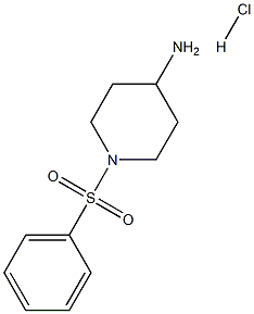 1-(phenylsulfonyl)-4-piperidinamine hydrochloride Struktur