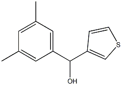 (3,5-DIMETHYLPHENYL)(THIOPHEN-3-YL)METHANOL Struktur