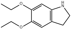 5,6-DIETHOXYINDOLINE Struktur