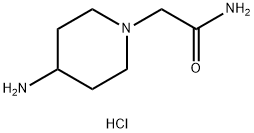 2-(4-amino-1-piperidinyl)acetamide dihydrochloride Struktur