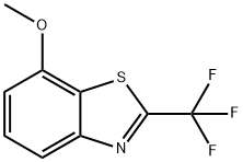 7-METHOXY-2-(TRIFLUOROMETHYL)BENZOTHIAZOLE Struktur