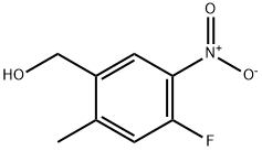 (4-Fluoro-2-methyl-5-nitro-phenyl)-methanol Struktur