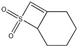 7-Thiabicyclo[4.2.0]oct-8-ene,7,7-dioxide Struktur