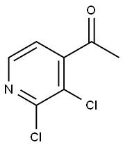 1-(2,3-dichloropyridin-4-yl)ethanone Struktur