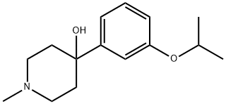 4-(3-ISOPROPOXYPHENYL)-1-METHYLPIPERIDIN-4-OL Struktur