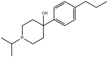 1-ISOPROPYL-4-(4-PROPYLPHENYL)PIPERIDIN-4-OL Struktur