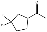 Ethanone, 1-(3,3-difluorocyclopentyl)- Struktur