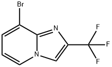 8-bromo-2-(trifluoromethyl)imidazo[1,2-a]pyridine Struktur