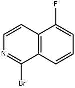 1-BROMO-5-FLUOROISOQUINOLINE Struktur