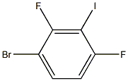 1-bromo-2,4-difluoro-3-iodobenzene Struktur