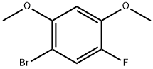 1-bromo-5-fluoro-2,4-dimethoxybenzene Struktur