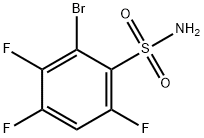 2-Bromo-3,4,6-trifluorobenzene sulfonamide Struktur