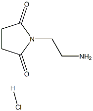 1-(2-aminoethyl)-2,5-pyrrolidinedione hydrochloride Struktur