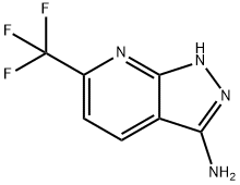 6-(TRIFLUOROMETHYL)-1H-PYRAZOLO[3,4-B]PYRIDIN-3-AMINE Struktur