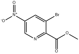 Methyl 3-bromo-5-nitropicolinate Struktur