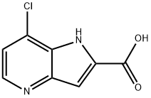 7-Chloro-1H-pyrrolo[3,2-b]pyridine-2-carboxylic acid Struktur