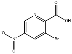 3-Bromo-5-nitropicolinic acid Struktur