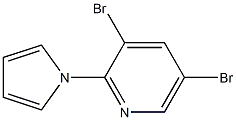 3,5-dibromo-2-pyrrol-1-ylpyridine Struktur