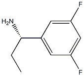 (1S)-1-(3,5-DIFLUOROPHENYL)PROPYLAMINE Struktur