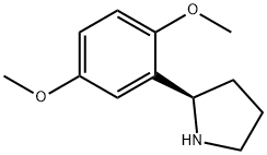 2-((2R)PYRROLIDIN-2-YL)-1,4-DIMETHOXYBENZENE Struktur