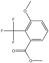 Methyl 3-methoxy-2-(trifluoromethyl)benzoate Struktur