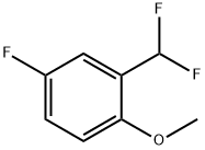 4-fluoro-2-(difluoromethyl)anisole Struktur