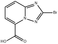 2-Bromo-[1,2,4]triazolo[1,5-a]pyridine-5-carboxylic acid Struktur