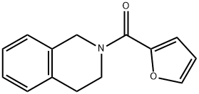 3,4-dihydro-1H-isoquinolin-2-yl(furan-2-yl)methanone Struktur